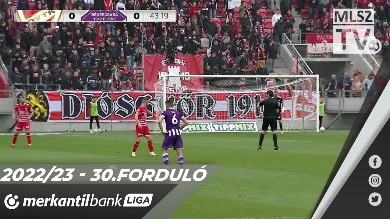DVTK - Békéscsaba 1912 Előre | 1-0 (0-0) | Merkantil Bank Liga NB II. | 30. forduló