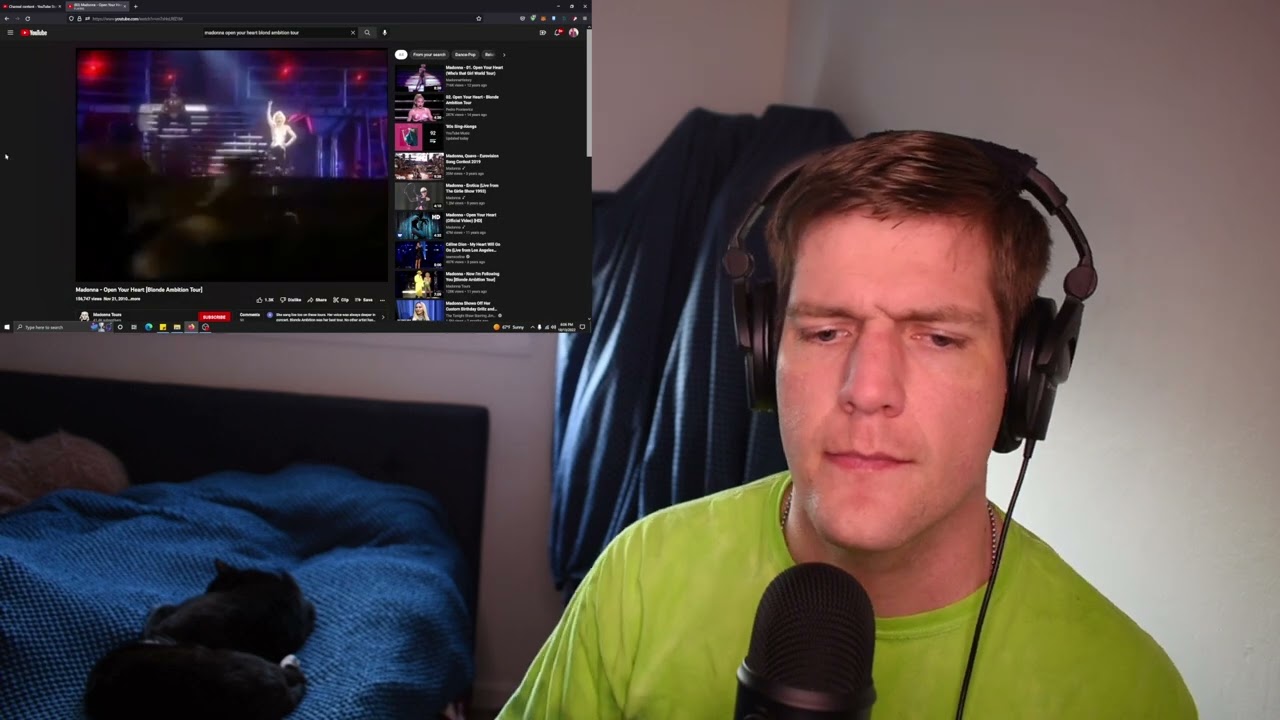 Patrick Reacts to Madonna's 'Open Your Heart Live From the Blonde Ambition Tour'