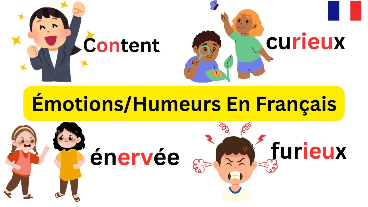 Learn Feelings In French | Emotions In French | French Vocabulary