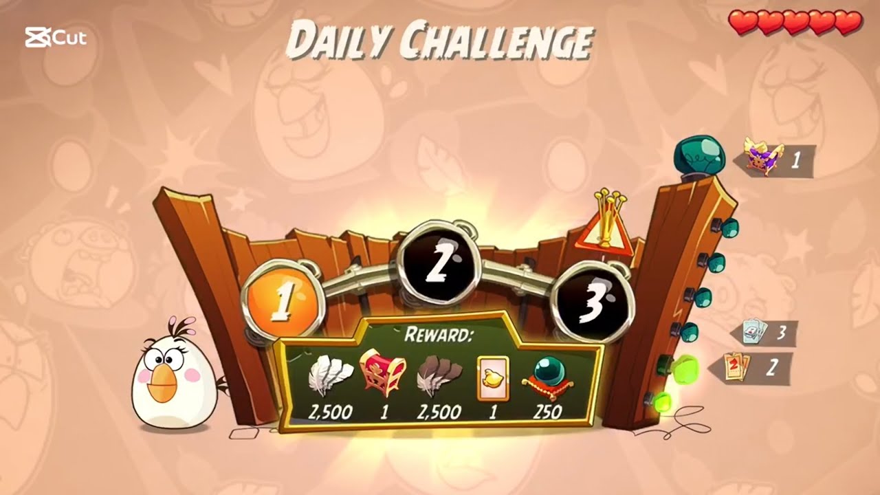 DC 4-5-6 Rooms - No Red,Blues,Chuck,Hal - Daily Challenge, Angry Birds 2