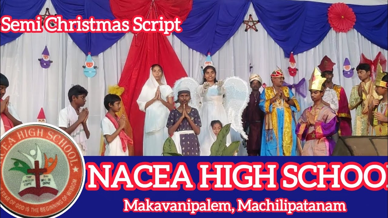SEMI CHRISTMAS IN NACEA HIGH SCHOOL. #BAGOSPELMUSIC