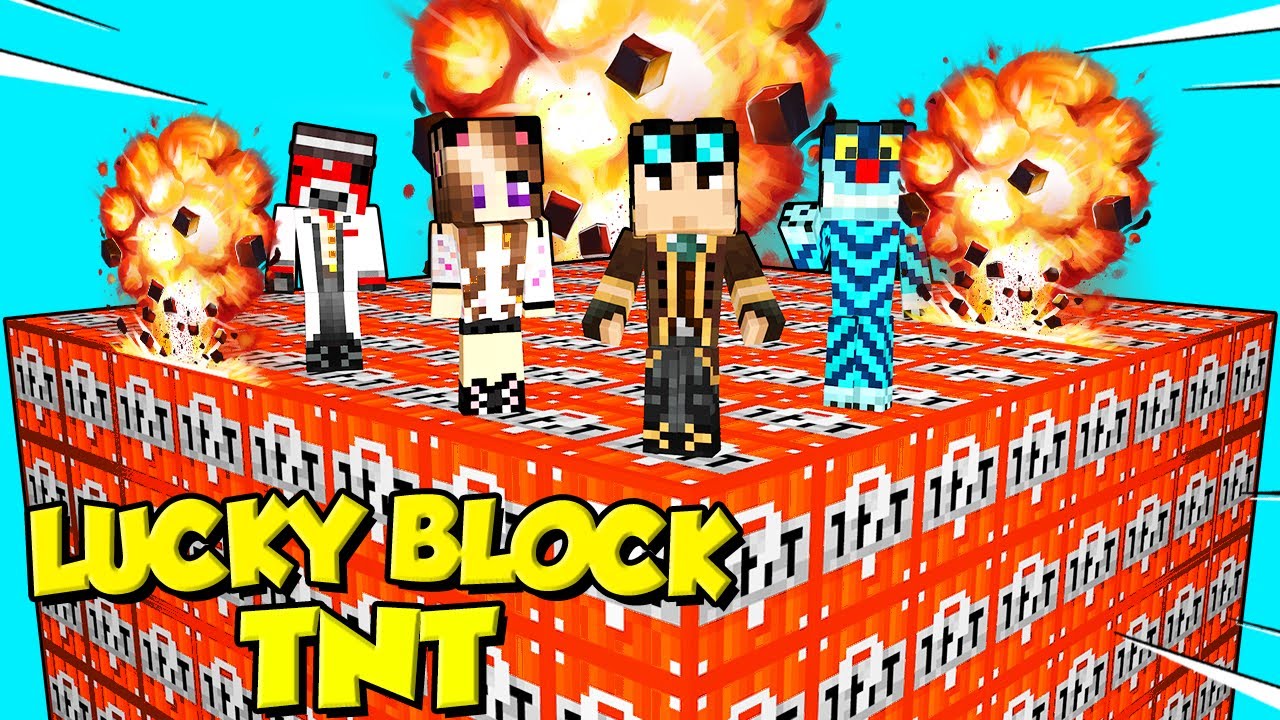 LUCKY BLOCK GIGANTI DELLE TNT SU MINECRAFT!!!