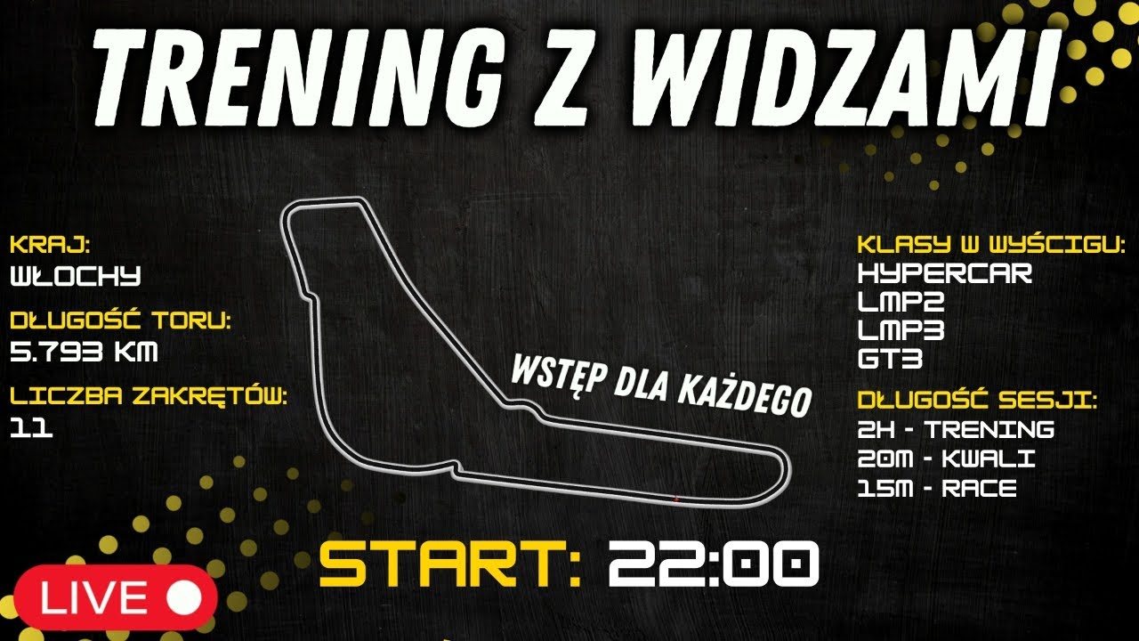[LIVE] Trening z widzami na nowej kierze
