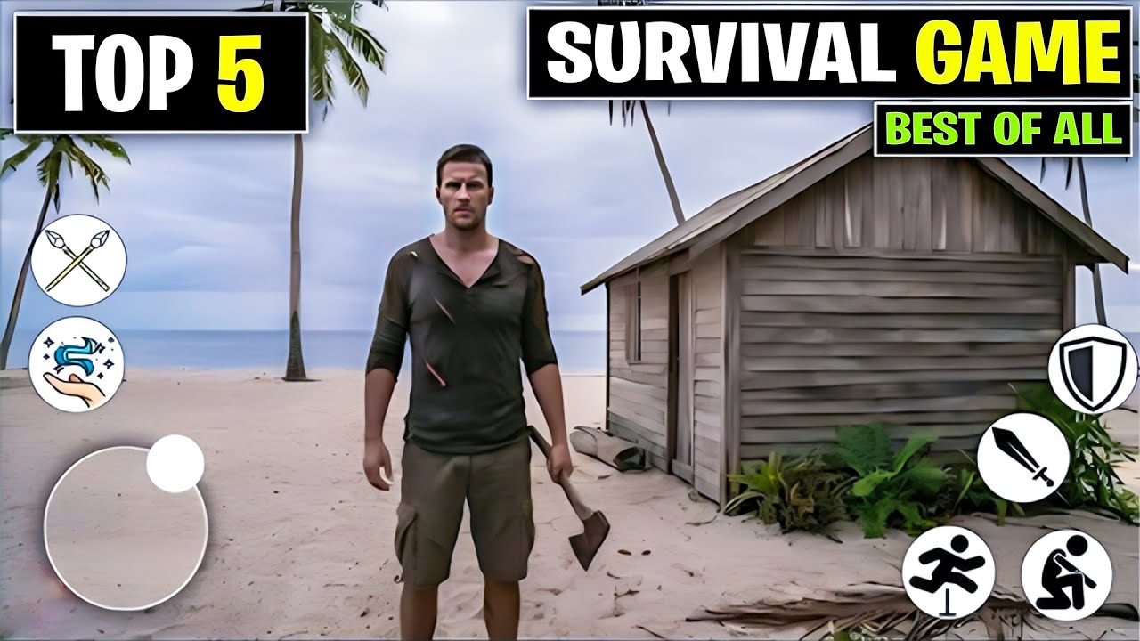 Top 5 Best SURVIVAL & CRAFTING Games on Mobile (Android & iOS) 2025