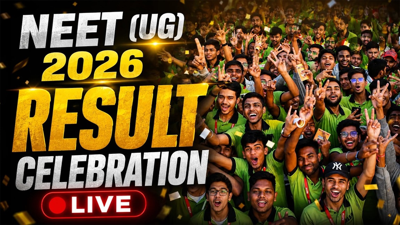 LIVE: Grand NEET (UG) 2026 Result Celebration! 🎉 Celebrating Our Champions 🩺