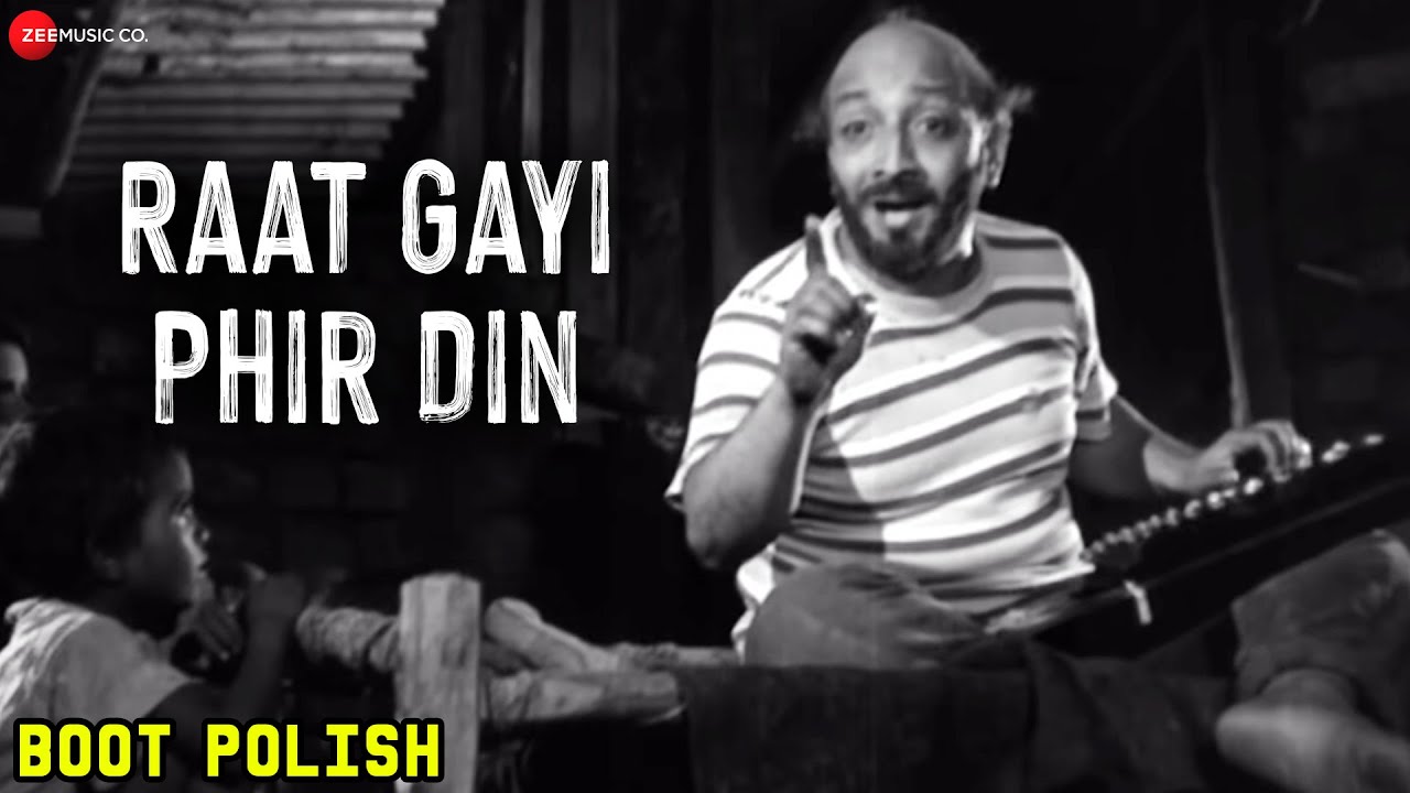 Raat Gayi Phir Din | Boot Polish | David, Ratan Kumar & Baby Naaz | Asha Bhosle & Manna Dey