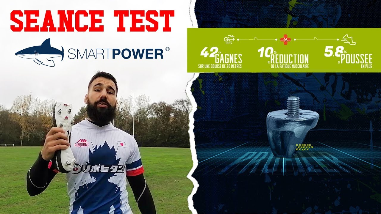 🏉 [RUGBY] 💥 SEANCE TEST DES CRAMPONS SMARTPOWER 🦈