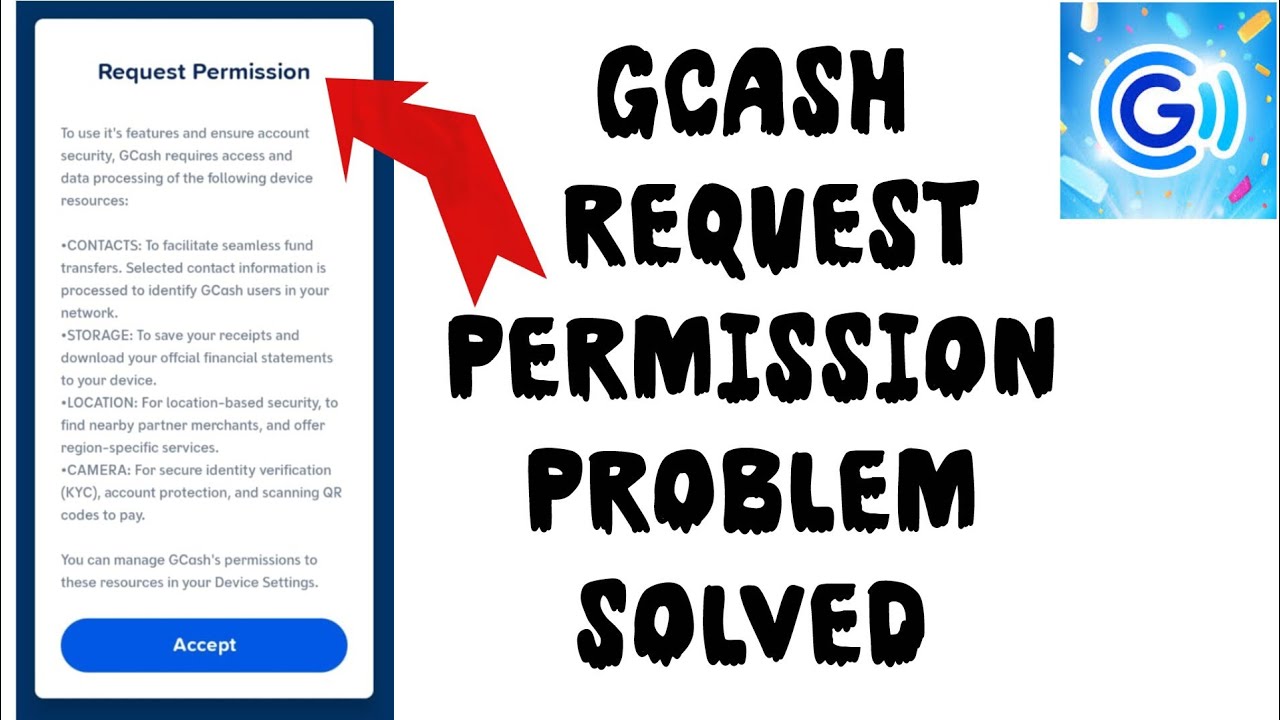How To Solve GCash Request Permission Problem || Rsha26 Solutions