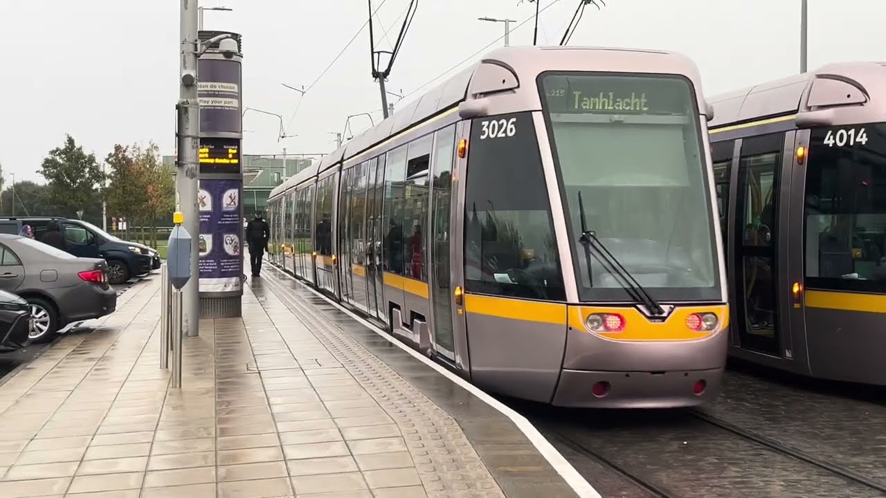 Trams & Buses at Red Cow