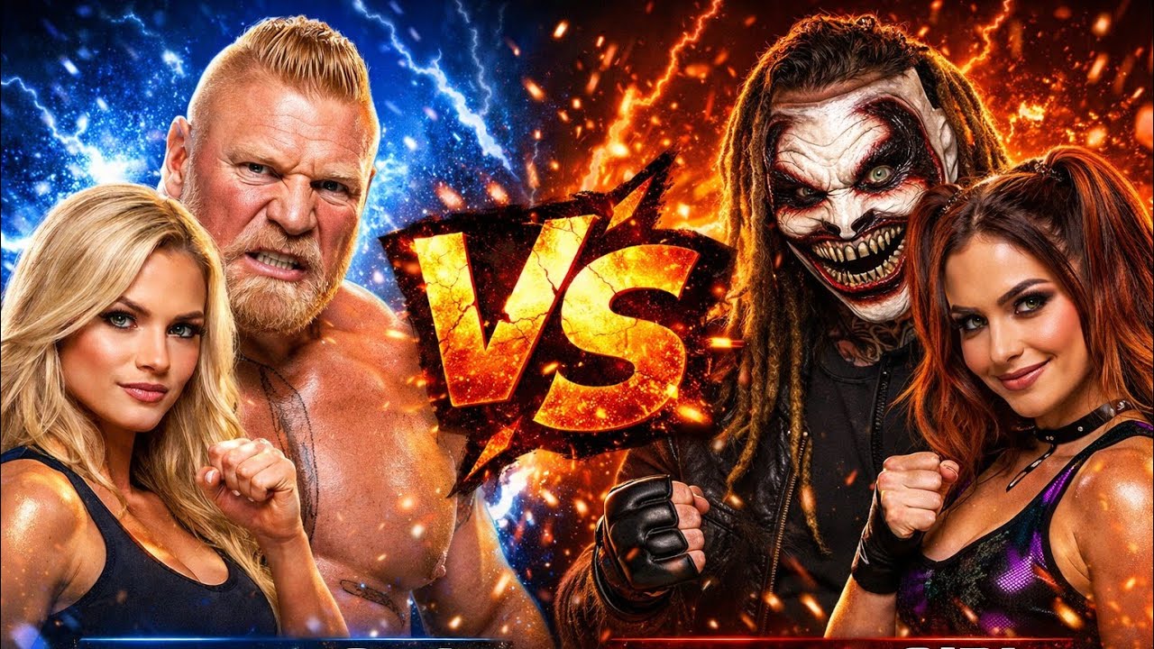 WWE 2K25 Brock Lesnar Team Vs Bray Wyatt Team Match 