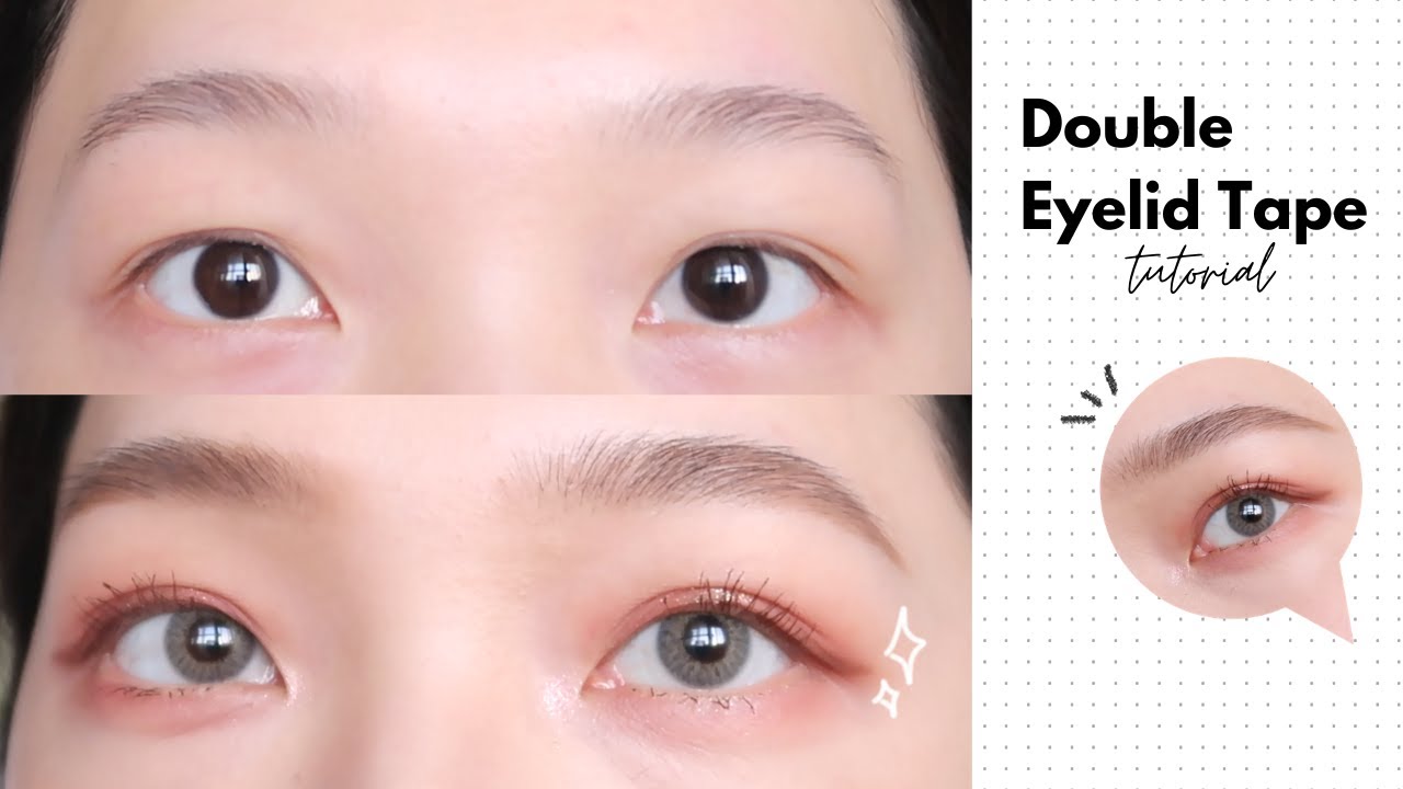 我怎麼貼雙眼皮貼👀零工具、自然隱形、好上手 How to Use Double Eyelid Tape | heyitsmindy