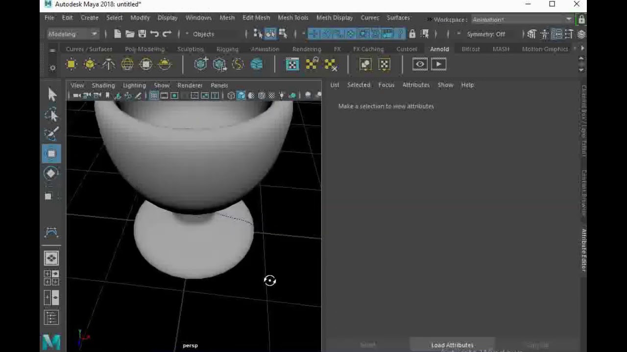 How to Make a glass in Maya 2018