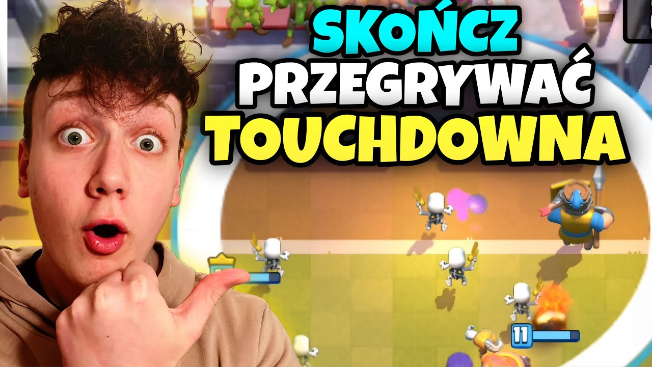 Oto JAK Grać TOUCHDOWNA w Clash Royale! 🤯