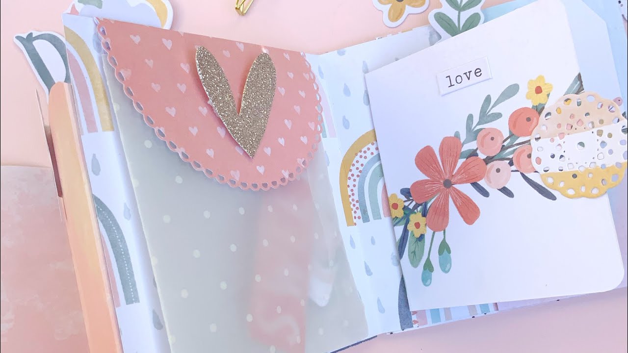 Easy Flip book Album Flat mail I Easy Junk Journal Album | Yo- Yo Album