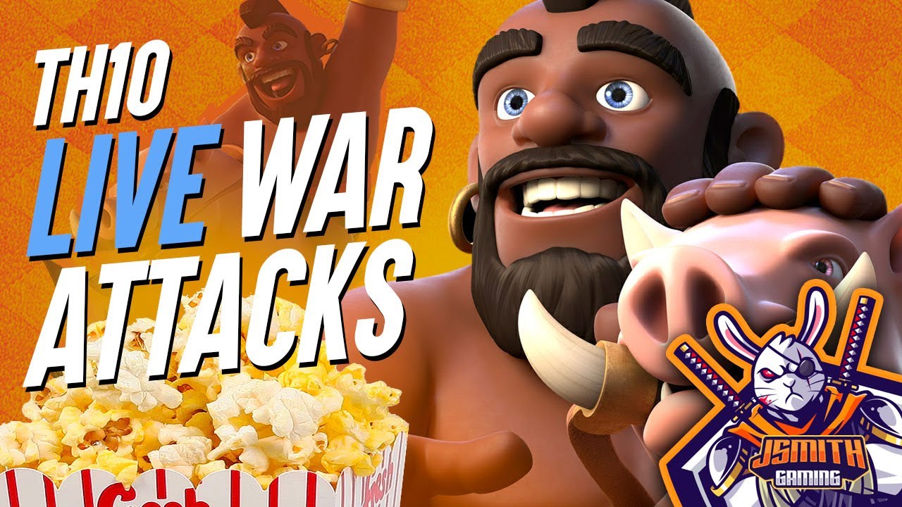 PAINFULLY CLOSE WAR ATTACKS | Live TH10 War Attacks