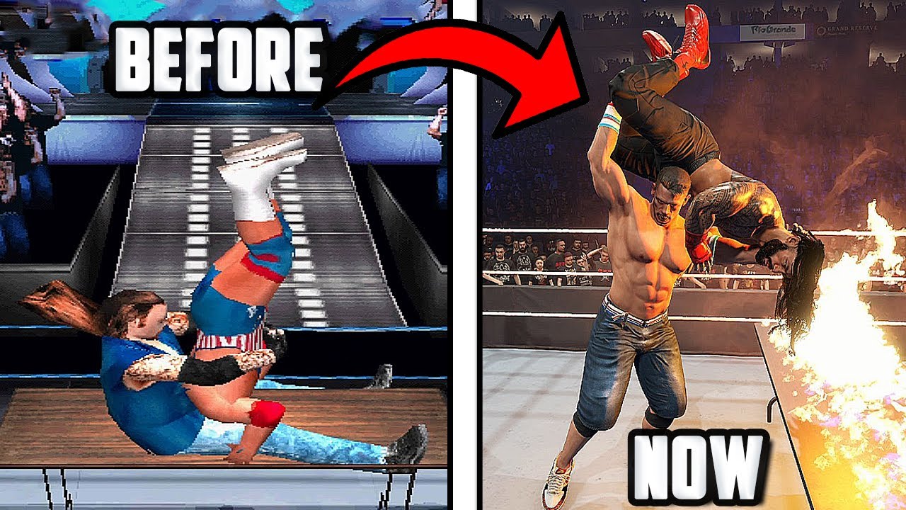 Destroying Tables In Every WWE Games !!! (2000 - 2024)
