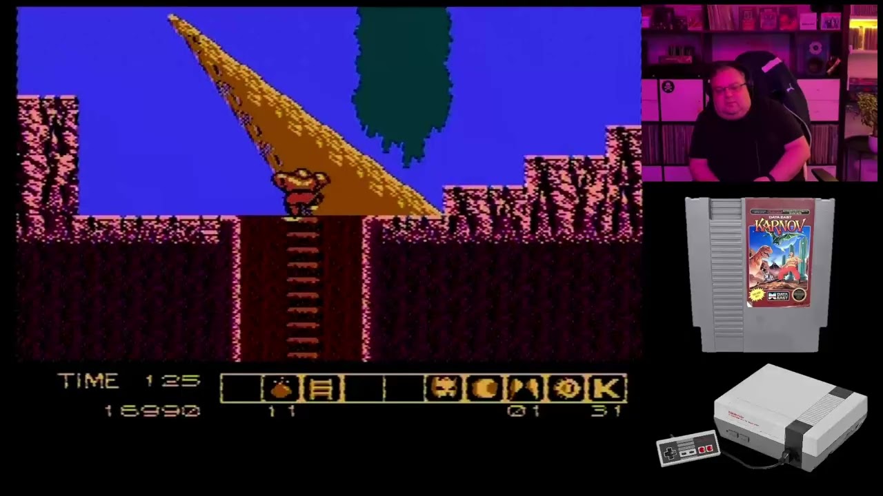 Karnov (NES) (USA) perėjimas.