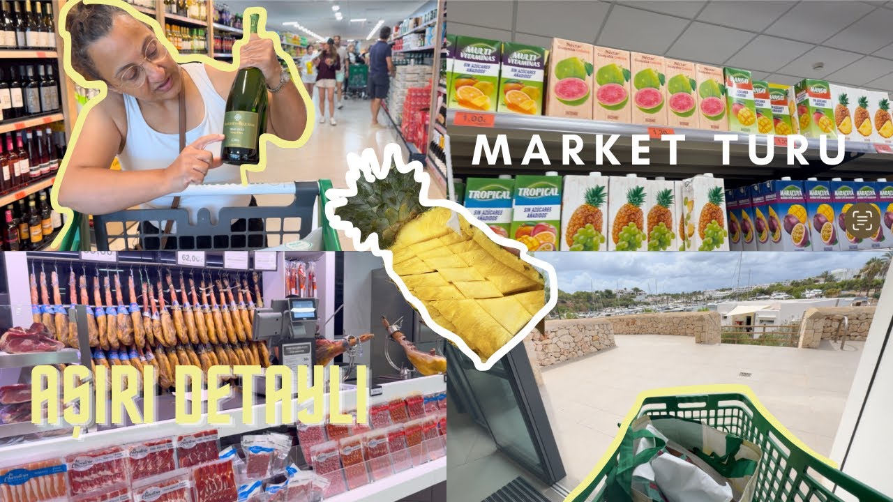 Mallorca &ldquo;Mercadona&rdquo; Market Turu 🛒 | İspanya&rsquo;da Fiyatlar Ne Kadar? #ispanya #mallorca #calador 