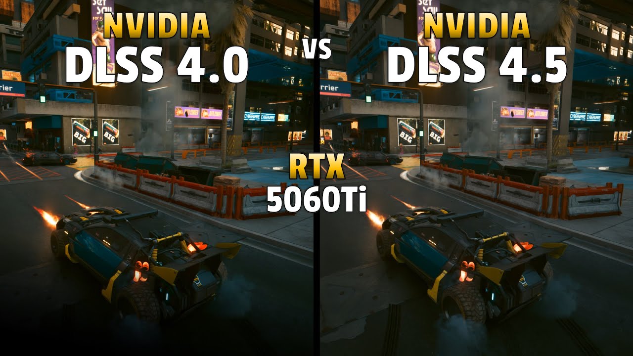 NVIDIA DLSS 4.5 On RTX 5060Ti 16GB - Cyberpunk 2077 - Visual & Performance Comparison