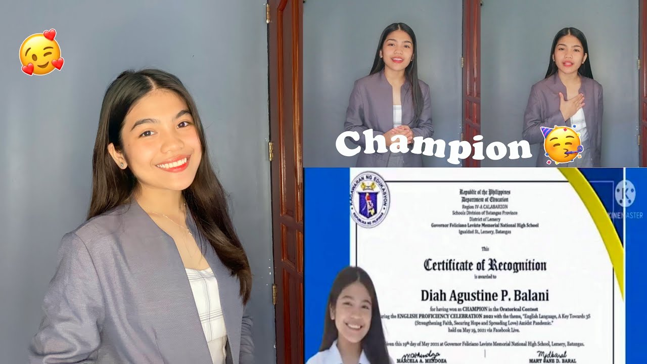 FAITH, HOPE, LOVE DURING PANDEMIC - ORATION (SCHOOL LEVEL CHAMPION) | Diah Agustine