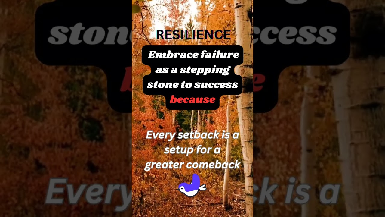 Be Resilient! 