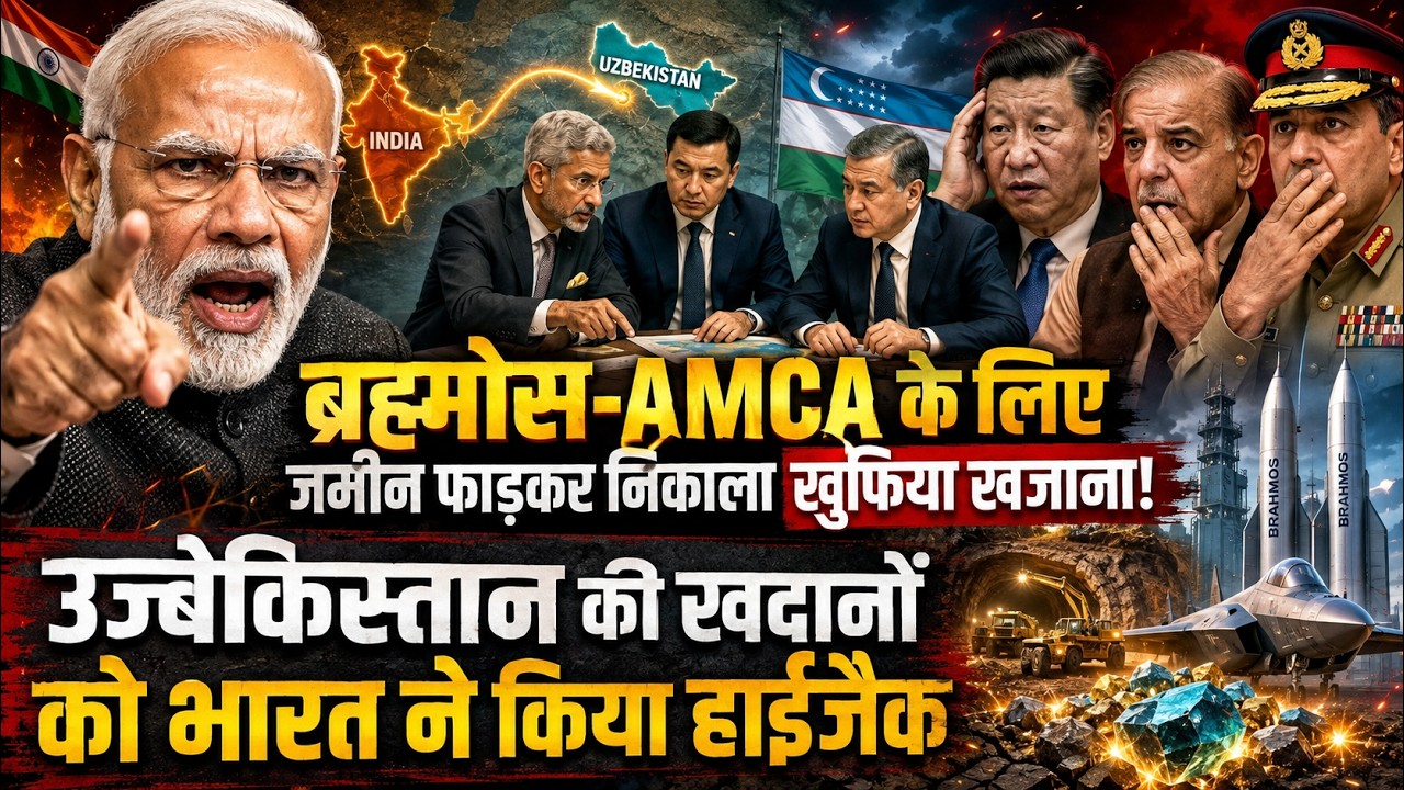 ब्रह्मोस-AMCA के लिए जमीन फाड़कर निकाला खुफिया खजाना! Uzbekistan की खदानों को India ने किया हाईजैक