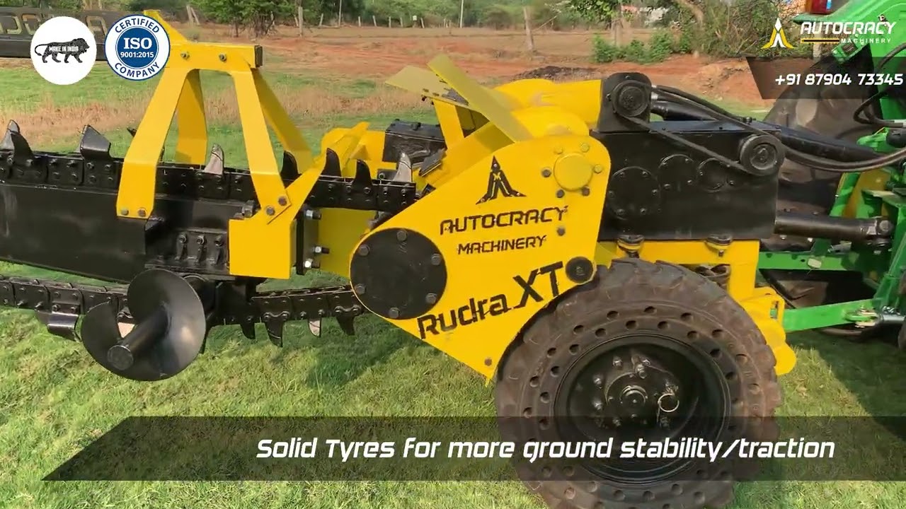 रुद्र 100XT जल पाइपलाइन ट्रेंचर | Rudra 100XT Water Pipeline Trencher!