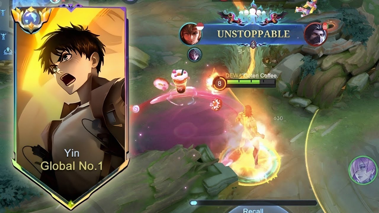 ALASAN KENAPA GW SELALU BISA MENANG ROTASI FARMING & SOLO KILL PAKE YIN ! TOP GLOBAL YIN - MLBB