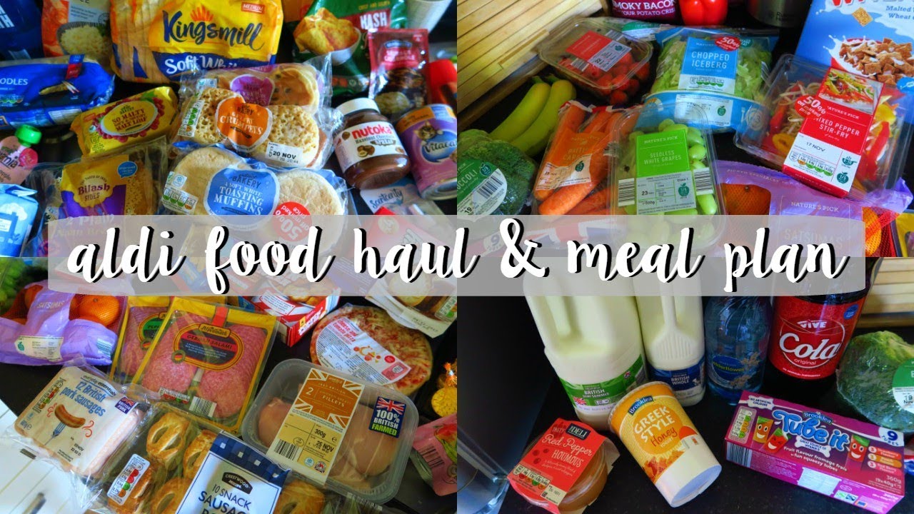 Aldi Food Shop & Meal Plan! | Phoebe & Me