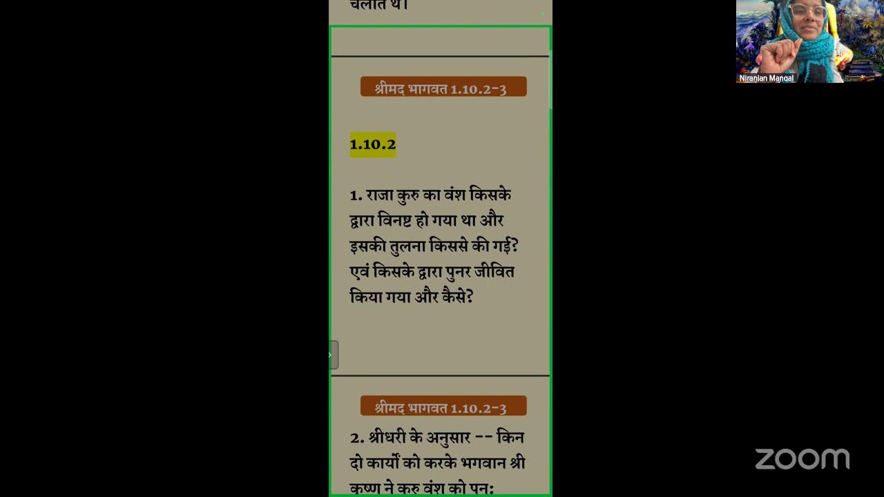 Srimad Bhagavatam 1.10.2-3