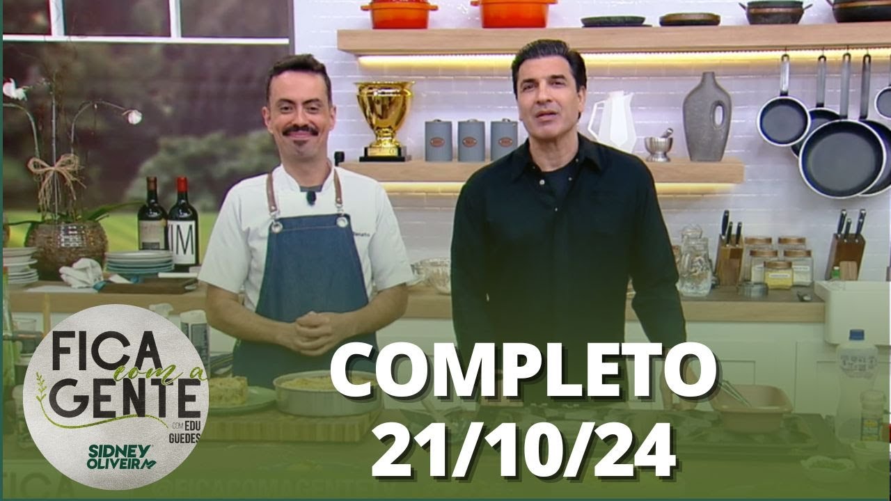 Fica com a Gente: Lasanha de berinjela, Cuca de maçã com doce de leite e mais (21/10/24) | Completo