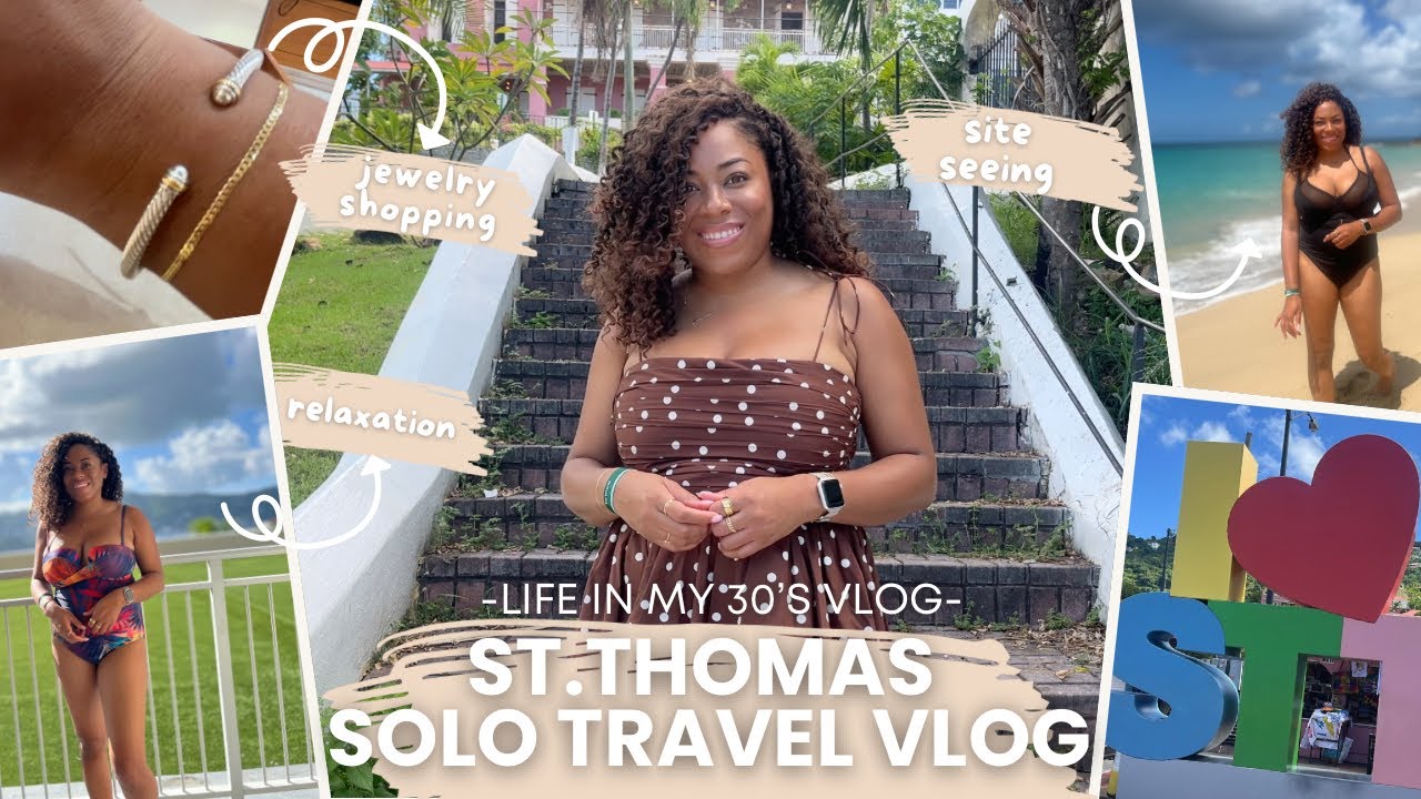 ST. THOMAS VIRGIN ISLANDS RELAXING SOLO TRAVEL VLOG| LIA LAVON
