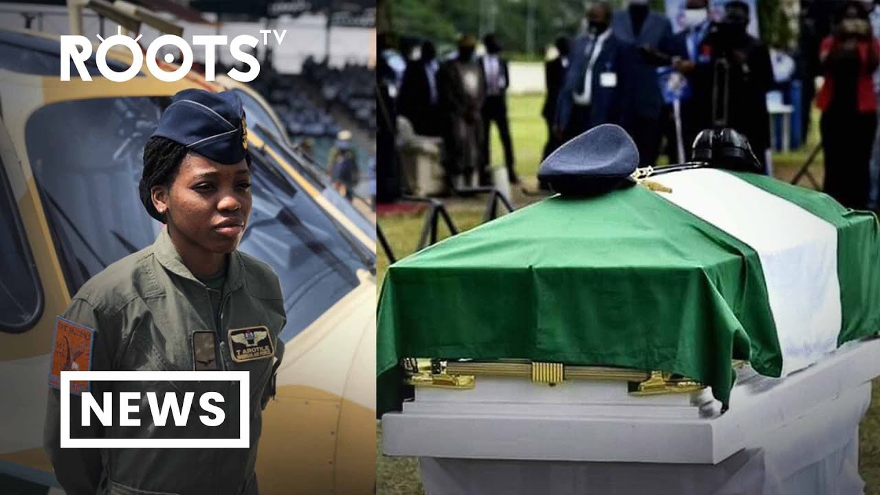 Tears, Tributes As Flying Officer Arotile Is Buried With Full Military Honour