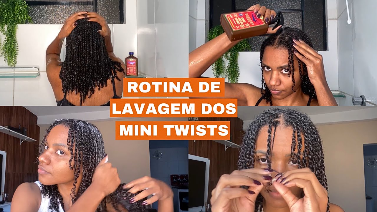 ROTINA DE LAVAGEM DOS MINI TWISTS | LIMPEZA, FORTALECIMENTO E ACABAMENTO.