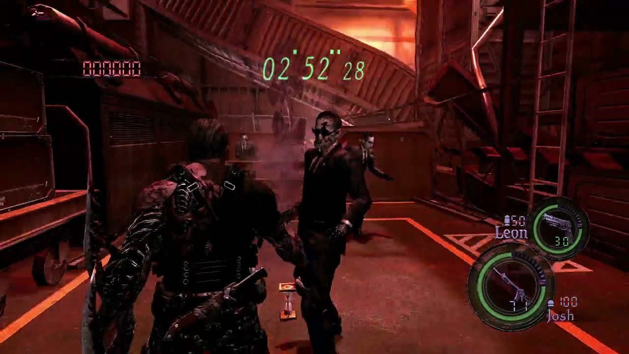 RE5 Engine Room ~ Mutated Krauser & Mafia Leon & Ariana Grande ~ Lahey Level Pack 3 Reunion Mercs