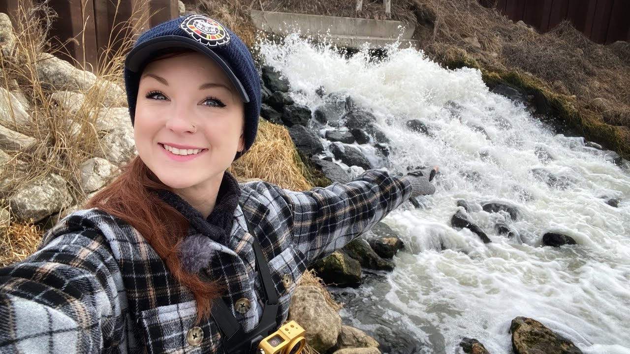 Fishing LOCAL Wastewater CREEK w/ LIVE Worms For ANYTHING That Bites!! (TONS OF FISH)