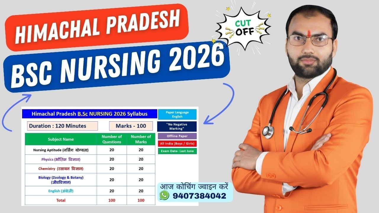 Himachal Pradesh BSc Nursing 2026 | AMRU 2026 Syllabus | AMRU BSc Nursing 2026 Admission #hpamru2026