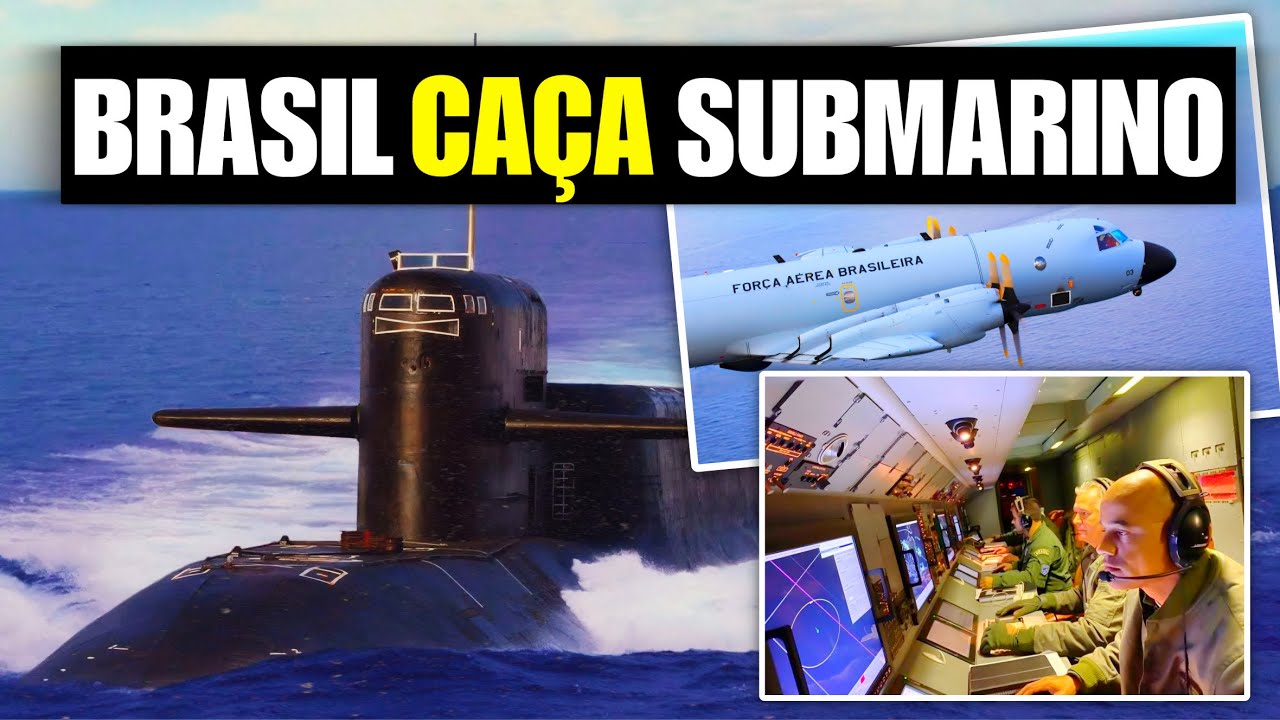 Brasil localiza um submarino nuclear no Atlântico