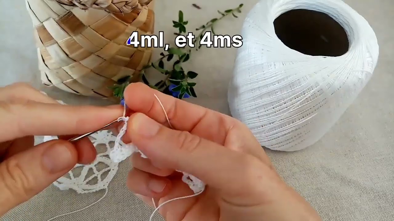 Tuto bordure dentelle🦚🌾🦚🌾