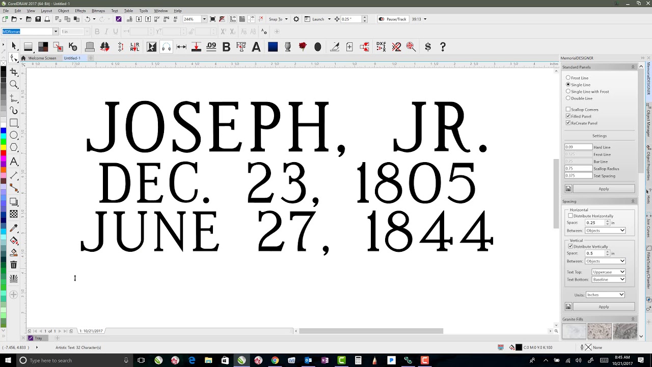 Vertical Line Spacing