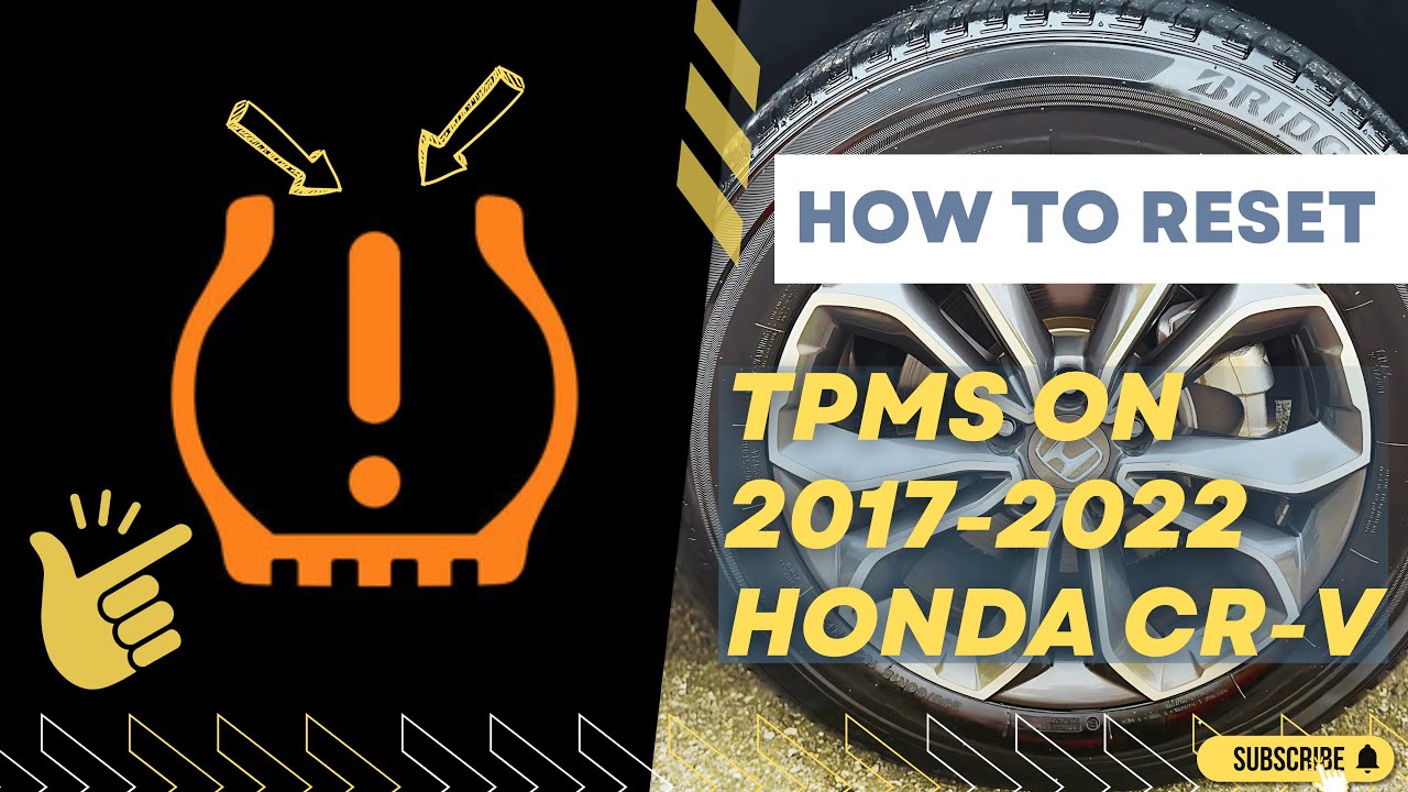 Быстрый и простой сброс индикатора TPMS для вашего Honda CR-V 2017–2022 годов выпуска (ВО ВСЕХ КО...