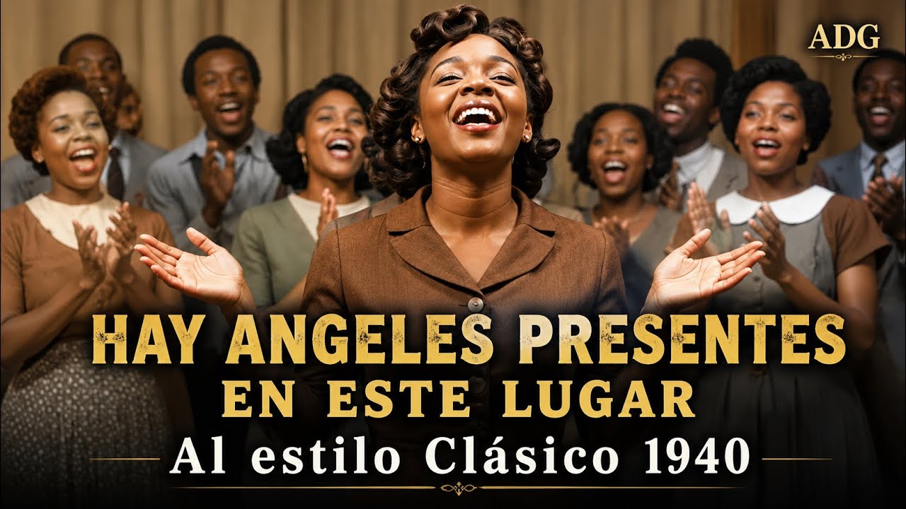 Gospel Clásico 1940🎙️”Hay ángeles presentes en este lugar “ estilo antiguo
