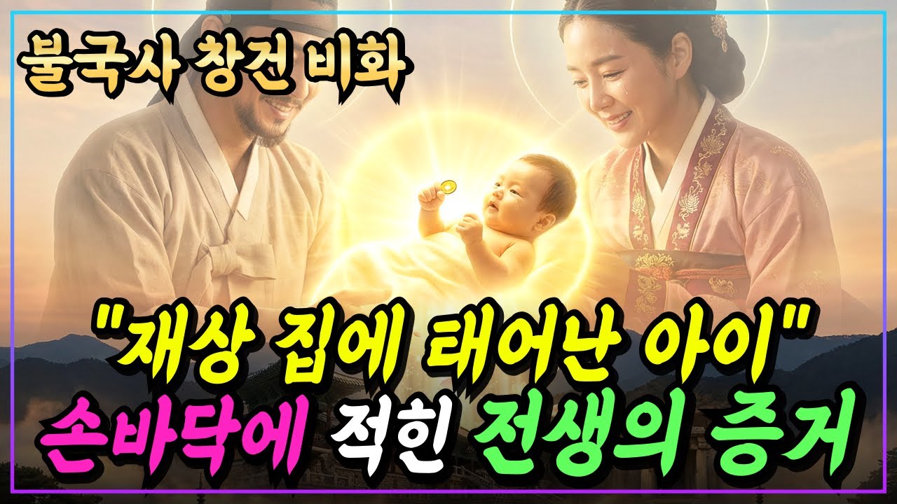 [불교이야기] 김대성이 두 번 태어난 이유, 왜 손에 금글자를 쥐고 태어났을까?ㅣ경주 불국사 석굴암 전설ㅣ자면서 듣는 불교이야기ㅣ불교소설