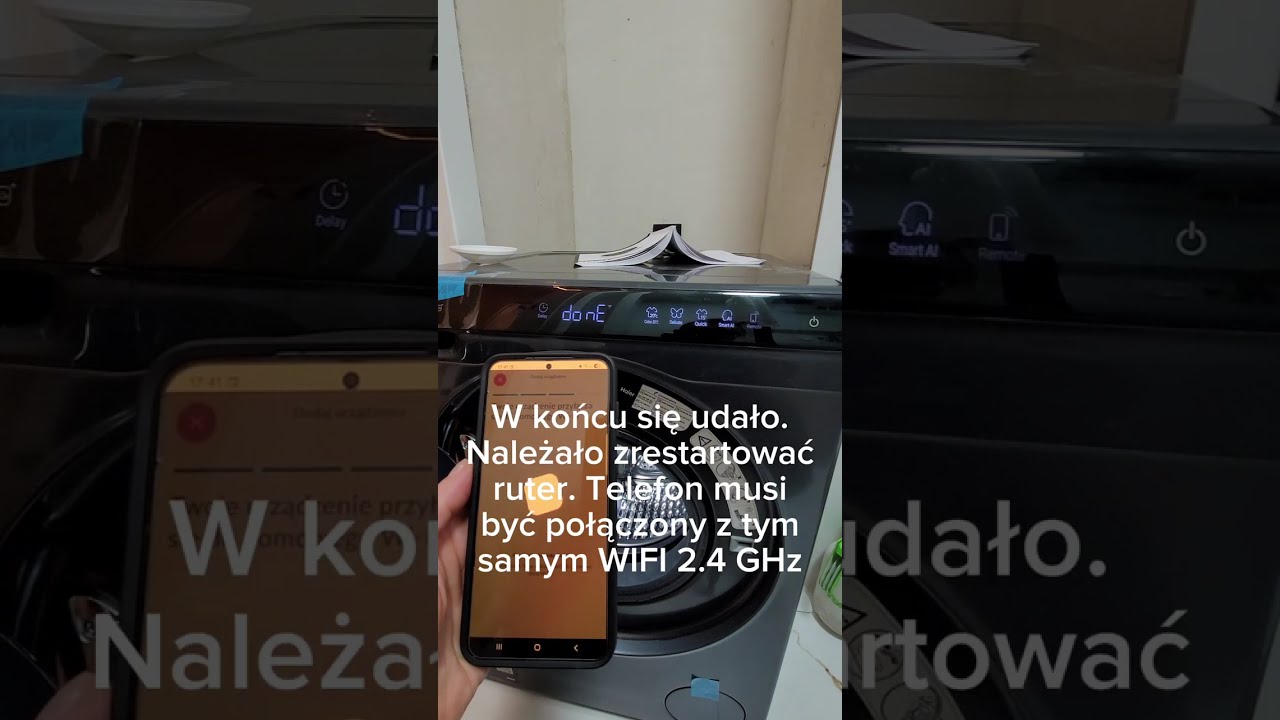 Unboxing oraz parowanie z pralką HAIER Mini Drum HW50-BP12307GU1S #home #smarthome #diy #haier