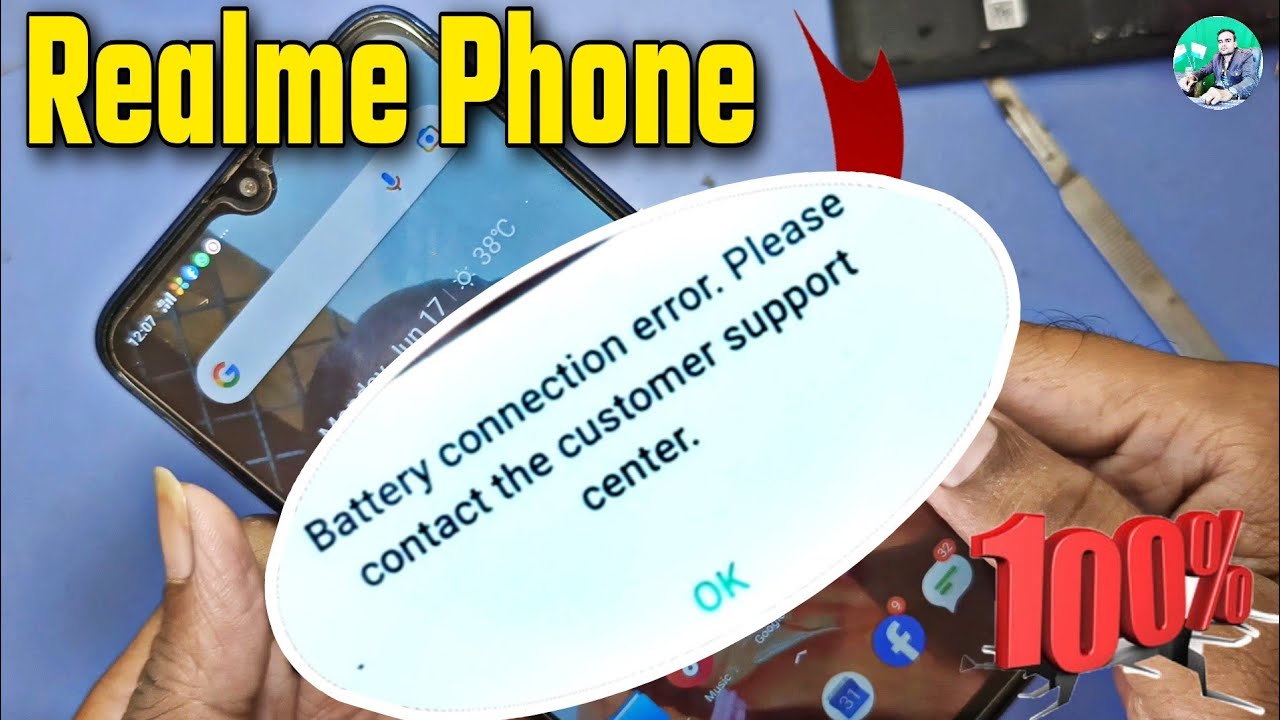 Realme U1 battery connection error solution | realme charging error solution |  battery