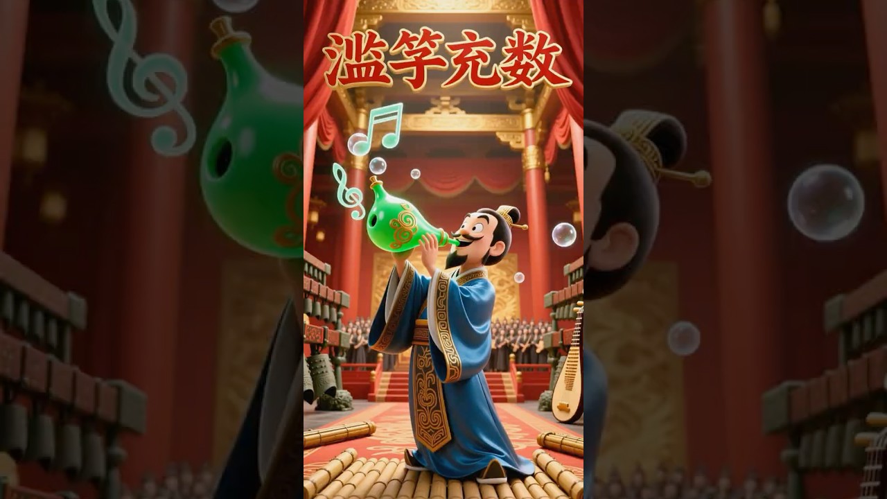 成语故事：滥竽充数  #成语