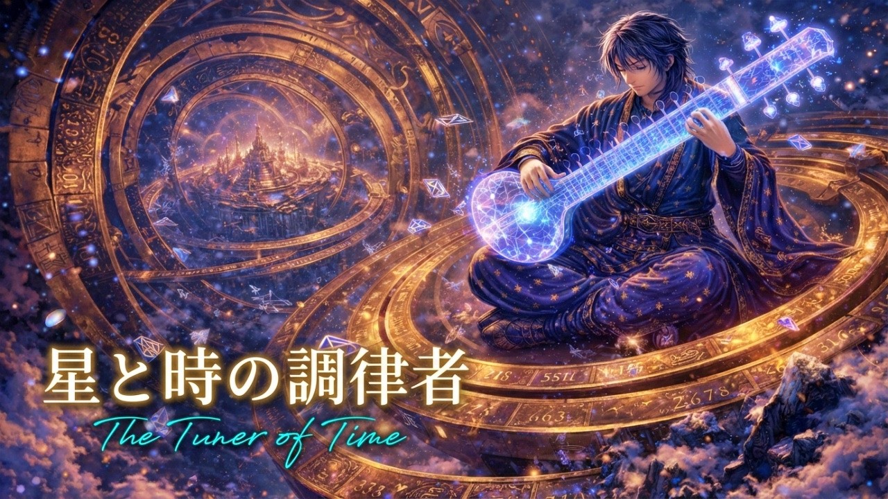 【作業用BGM/Time Fantasy】「星と時の調律者 - The Tuner of Time」- 永遠に回る黄金の歯車の上で、運命の糸を紡ぐ神秘的な音楽