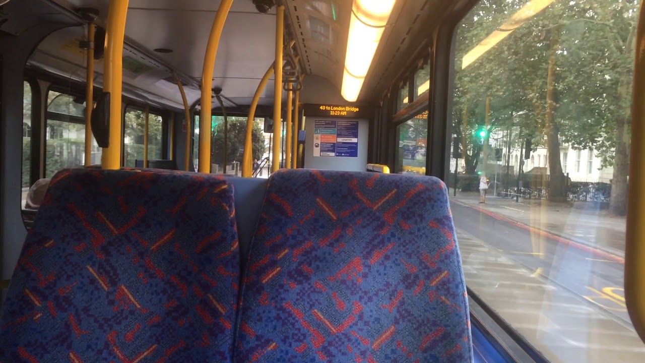 London Bus Journey on Route 43 | Metroline London Volvo B7TL President | VPL633 - LK54FWN