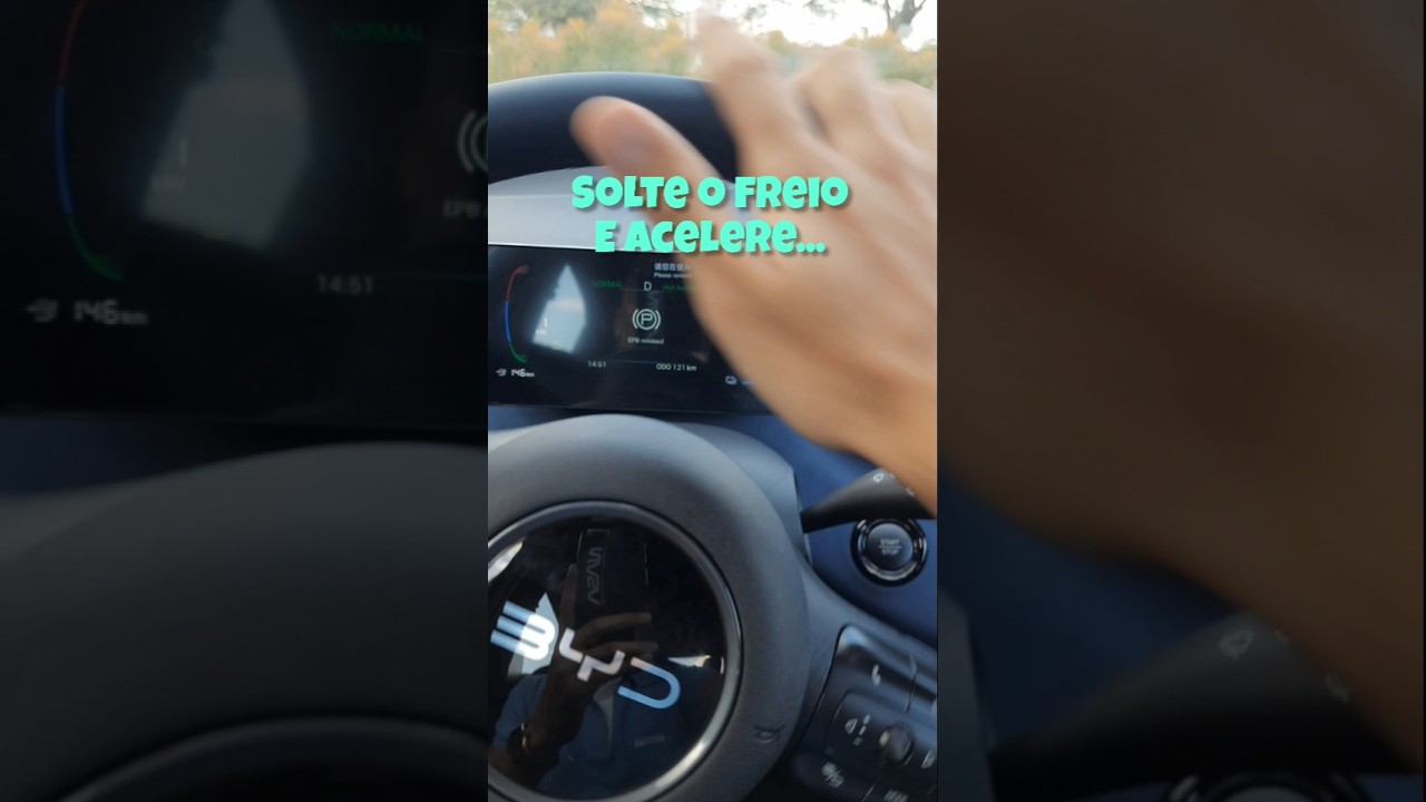 Como Dirigir o Carro Elétrico da BYD Dolphin Mini GS 