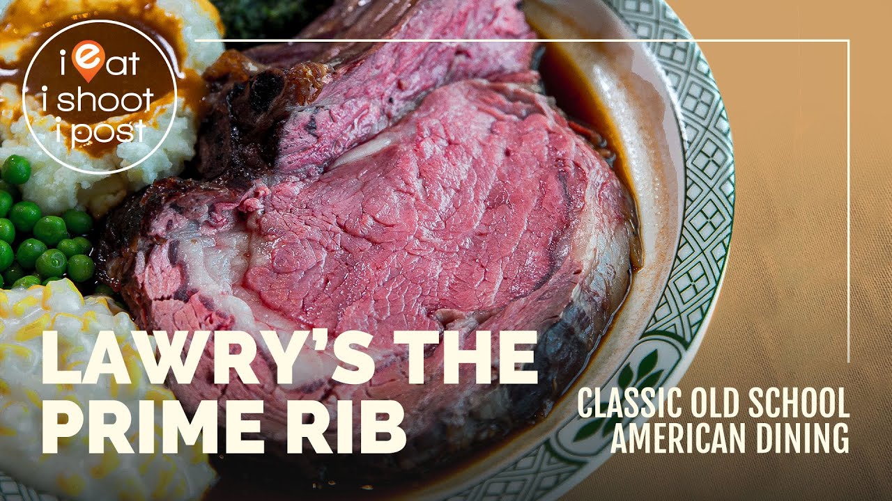 Lawry's The Prime Rib  - classic American restaurant in Singapore